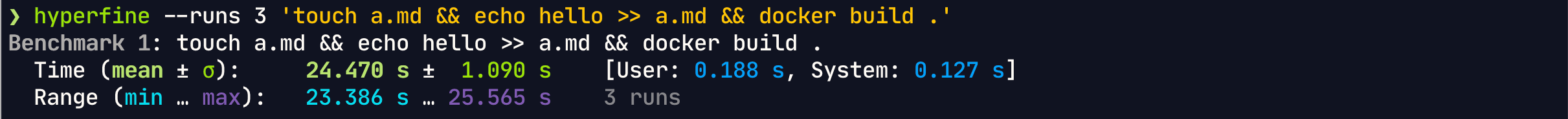 Layer Caching Benchmark
